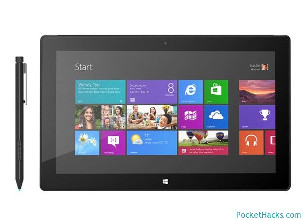 Microsoft Surface Tablet With Windows 8 Pro