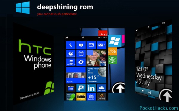 Windows Phone 7.8 for HTC HD7 - Deepshining ROM 'NokiaLove'