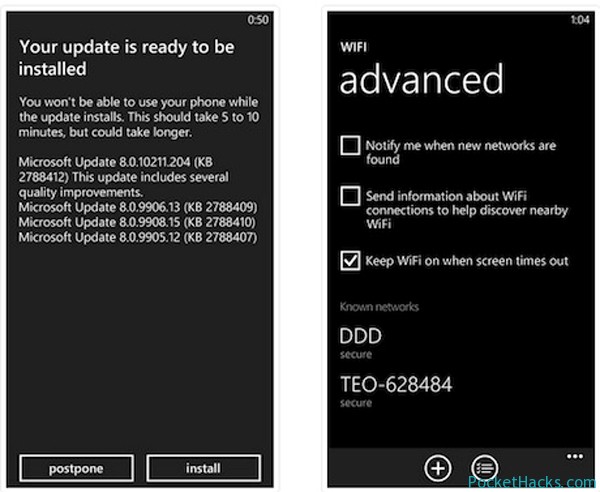"Keep WiFi on" fix for the HTC 8X
