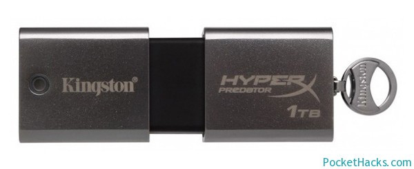 Kingston DataTraveler HyperX Predator- a 1TB USB 3.0 Flash Drive