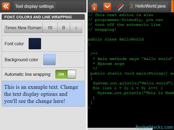 Text Editor for Firefox OS