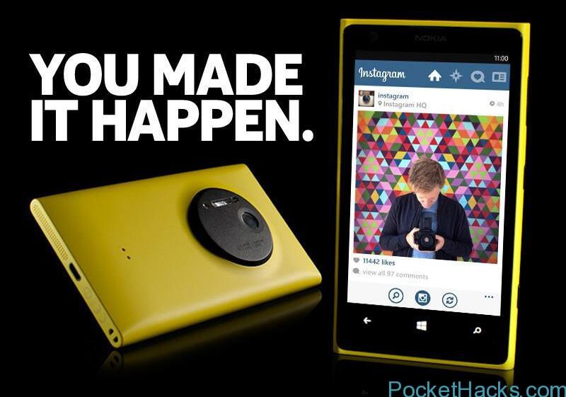 Instagram Coming to Nokia Lumia Smartphones